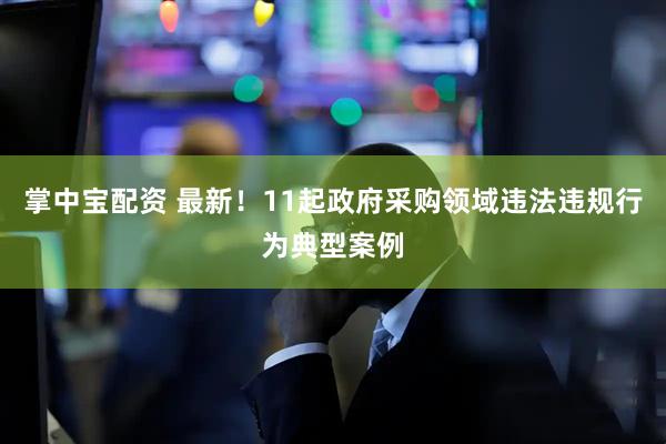 掌中宝配资 最新！11起政府采购领域违法违规行为典型案例