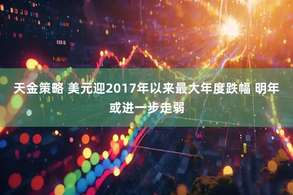 天金策略 美元迎2017年以来最大年度跌幅 明年或进一步走弱